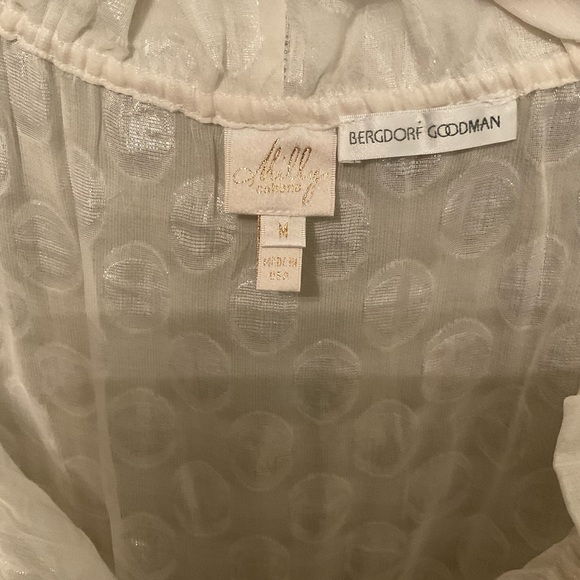 Milly Cabana Swimsuit Coverup White Size Medium - Picture 3 of 5